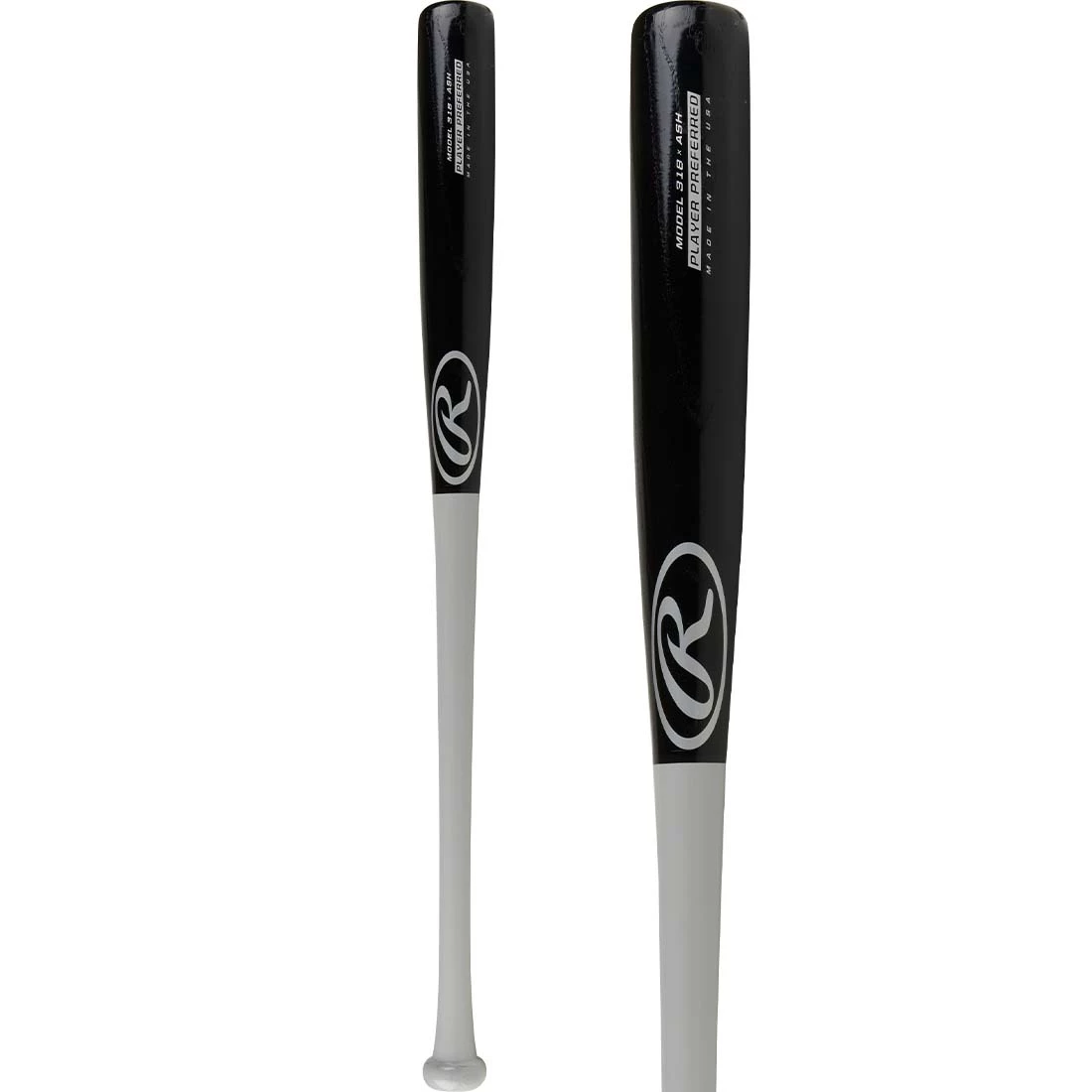 Rawlings Player Preferred 318 Ash Wood Baseball Bat: 318RAW