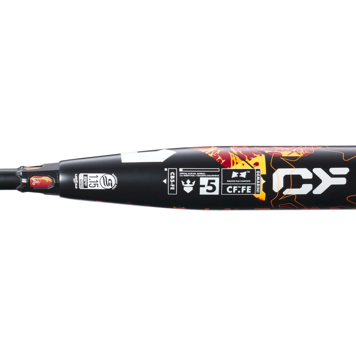 2022 DeMarini CF Mashup (-5) 2 5/8" USSSA Baseball Bat: WTDXCB5-FE - Image 8