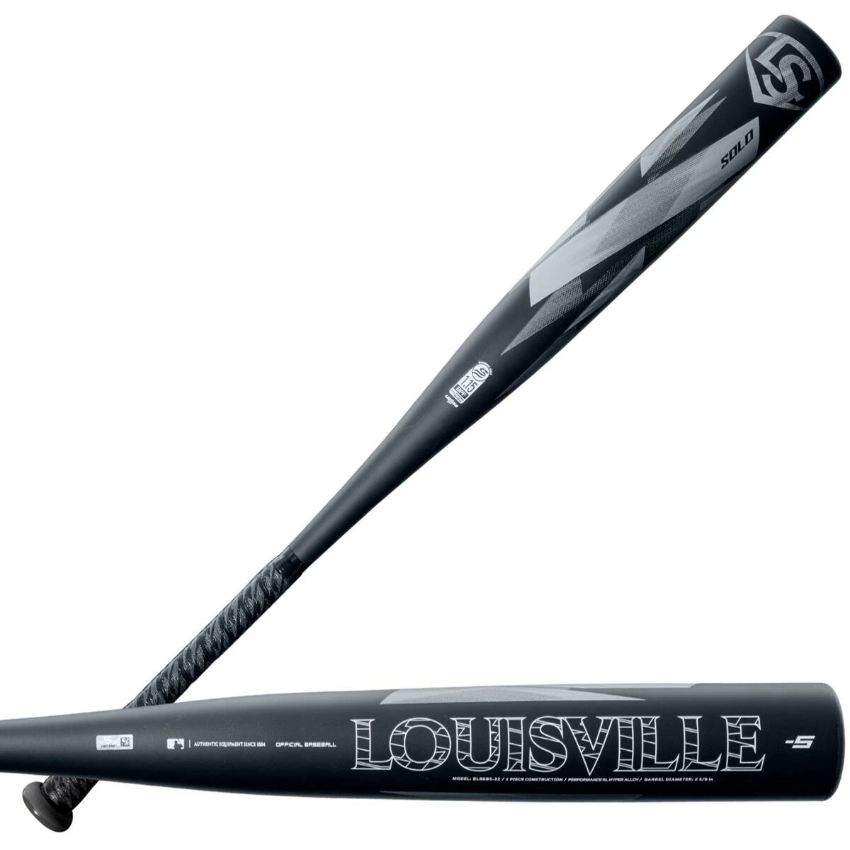 2022 Louisville Slugger SOLO (-5) USSSA Baseball Bat: WTLSLS6B0522 - Image 2